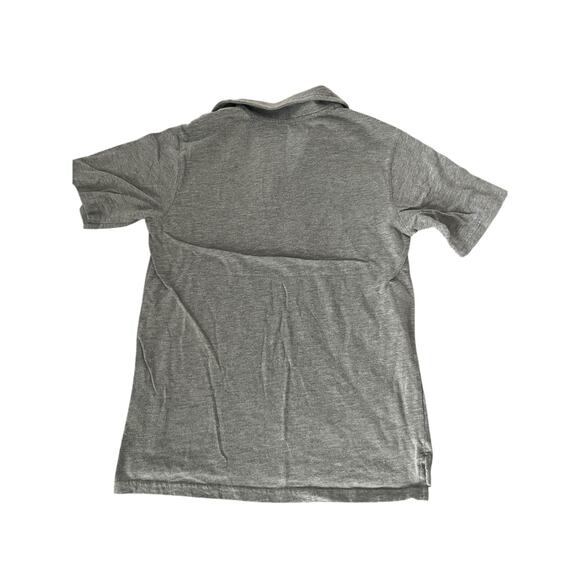 Wonder Nation Boys Gray Short Sleeve Collared Polo Shirt Youth Size large 10/12 - Picture 3 of 5